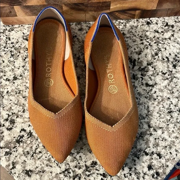 Rothy's Amber Textile Slip On Ballet The Flat Travel Flats Women’s Size 9.5W